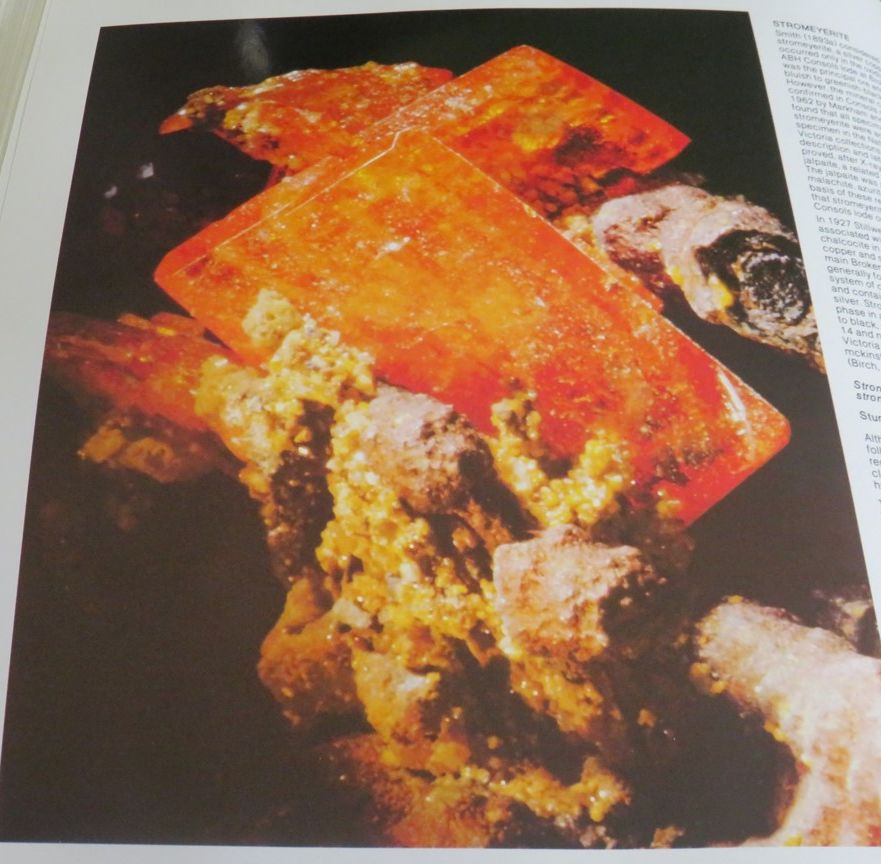 Minerals of Broken Hill book First Edition