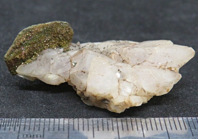 Pyrite on Calcite from Broken Hill (stock code B7B0322)