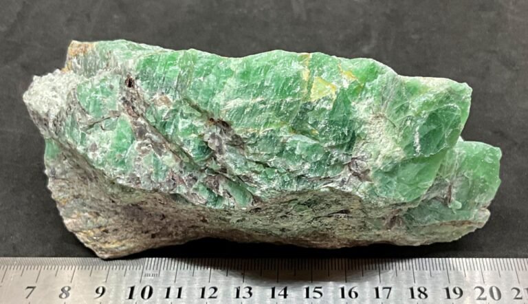 SOLD Plumbian Orthoclase Green Feldspar Broken Hill (stock code F8G2302)