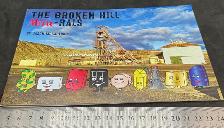 The Broken Hill Mini-Rals Activity Booklet and Mineral Board