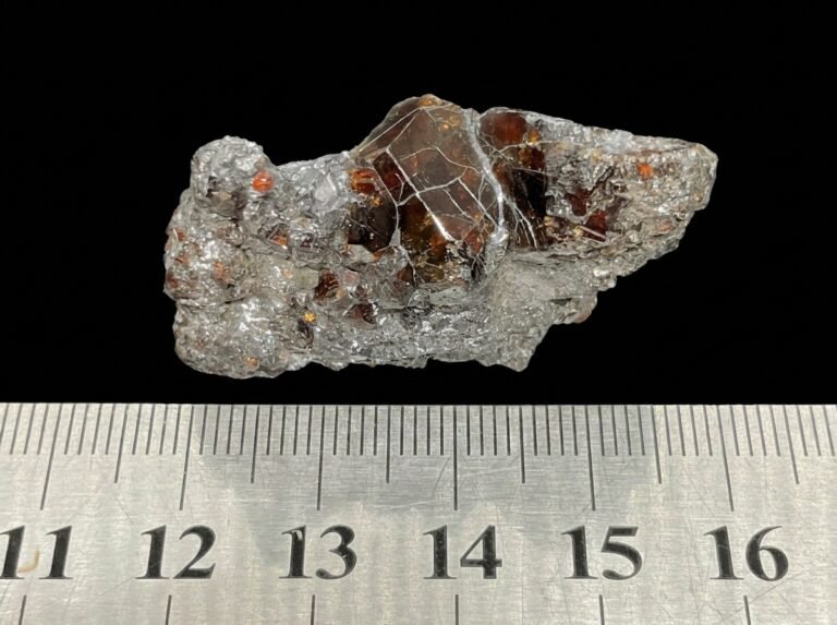 F0705I26I Spessartine Garnets in Galena